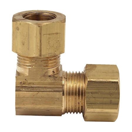 Thrifco Plumbing No. 65 7/8 Inch Lead-Free Brass Compression Elbow 9465009